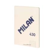 Caderno colado Milan Serie 1918 - A4 / pautado / 48 folhas / beje