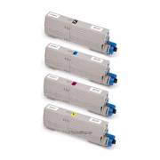 Pack 4 Toners compatíveis Oki C532DN / C542DN / MC573DN / MC563DN