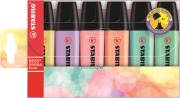 Pack 6 marcadores fluorescentes Stabilo Boss 70 - Pastel