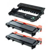 Pack 1 Tambor DR2400 e 2 Toners TN2420 compatíveis Brother