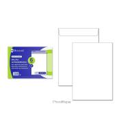 Envelopes B5 Bismark 184x261mm - branco / papel 90g / autoadesivo / 6un