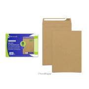 Envelopes C5 Bismark 162x229mm - kraft castanho / papel 90g / autoadesivo / 8un