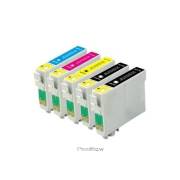 Pack 5 tinteiros compatíveis Epson T071X