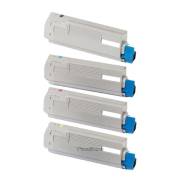 Pack 4 Toners compatíveis Oki MC853 / MC873 / MC883