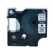 Fita compatível Dymo D1 45803 preto / branco - 12mm x 7m (s0720830)