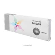 Tinteiro compatível Epson t6067 cinza tinta pigmentada c13t606700