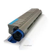 Toner compatível Oki C822C ciano (44844615)