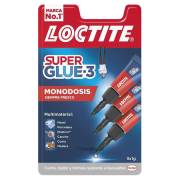 Super cola 3 Loctite mini trio - 3 x 1gr