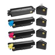 Pack 4 Toners compatíveis kyocera tk5270