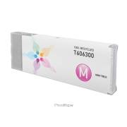 Tinteiro compatível Epson t6063 magenta tinta pigmentada c13t606300