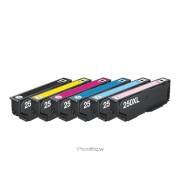 Pack 6 tinteiros compatíveis Epson 250xl - C13T16P84010