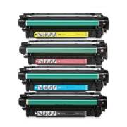 Pack 4 toners compatíveis Hp 507x preto + 507a cores