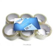 Fita Adesiva PPL transparente 50mmx66m - 6 rolos