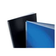 Capas de encadernação GBC PolyClearView – A4 / 800 mícrons / acabamento mate / preto